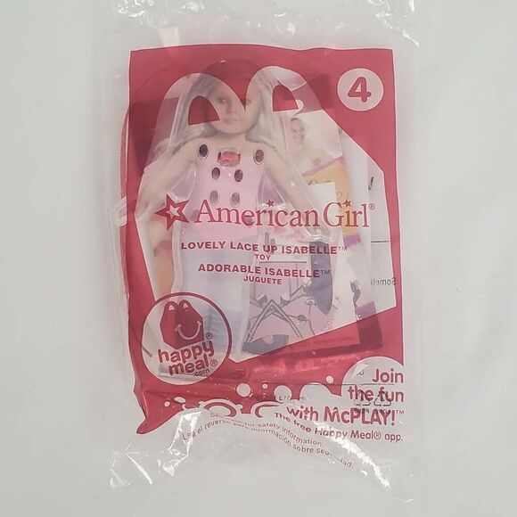 McDonald's Other - 2014 #4, American Girl, LOVELY LACE UP ISABELLE, McDonald's Happy Meal Toy
